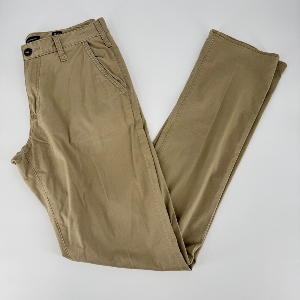 BKE Jake Straight Mens Khaki Stretch Chino‎ Pants 32x36